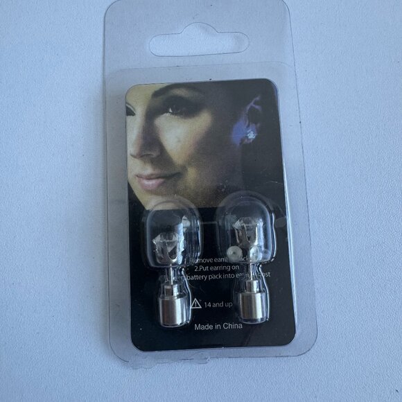 Jewelry - Platube CZ Light-Up Earrings – LED Stud Earrings – New in Package